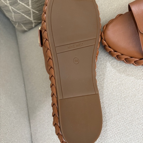 Nine West Cognac Slide Sandals - Picture 5 of 6